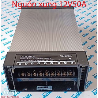 NGUỒN 12V 50A NGOÀI TRỜI- BỘ CHUYỂN ĐỔI NGUỒN 220V SANG 12V 50A NGOÀI TRỜI