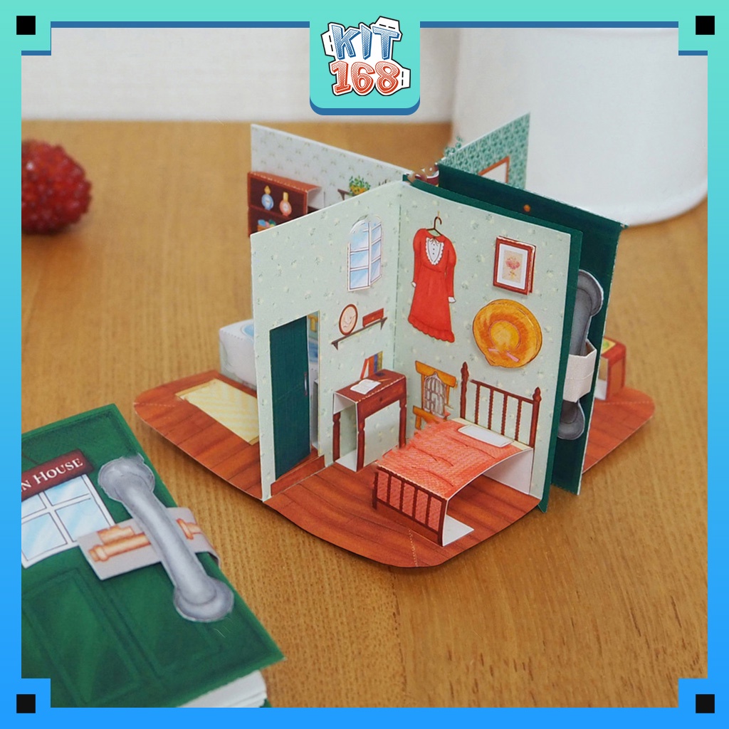 Mô hình giấy kiến trúc Sách mini Green House