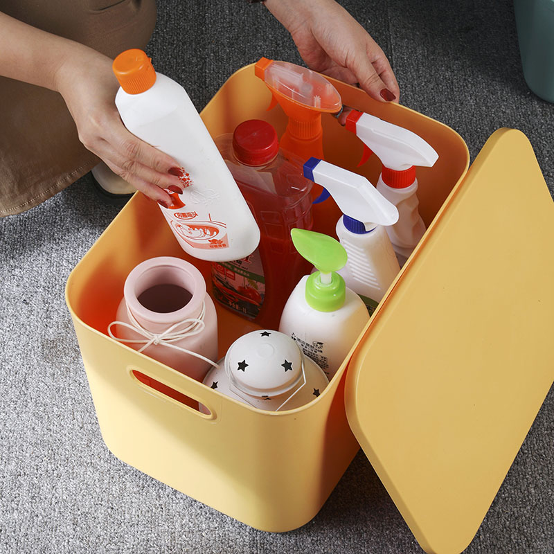 Hộp Nhựa JUJIAJIA Có Nắp Đựng Đồ Lặt Vặt/Bánh Ăn Vặt/Mỹ Phẩm Để Bàn