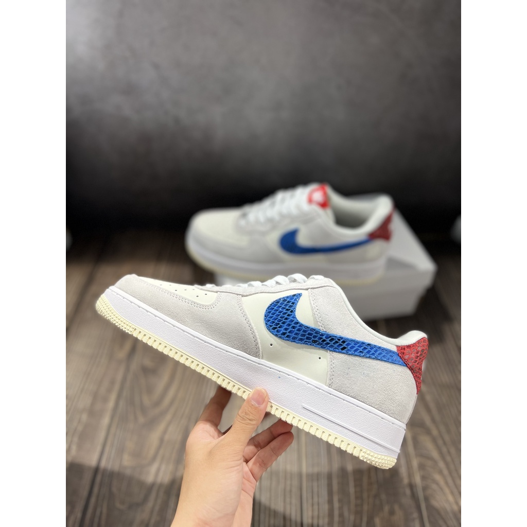 Giày Sneaker AF1 Dunk vệt xanh x OG chất lượng nguyên bản MS4132