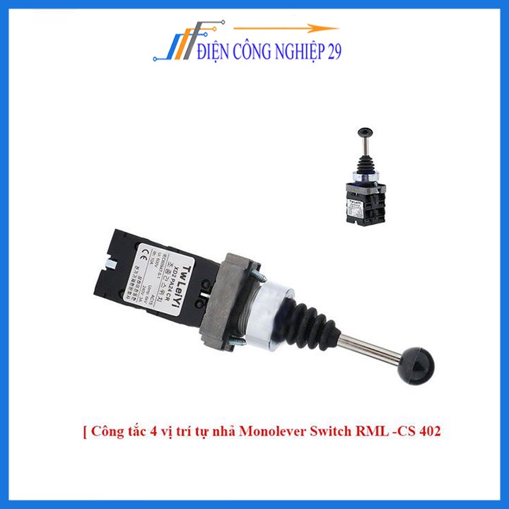 Công tắc 4 vị trí tự nhả Monolever Switch RML -CS 402