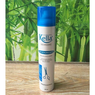 Keo xịt tóc cứng, mềm kella 420ml