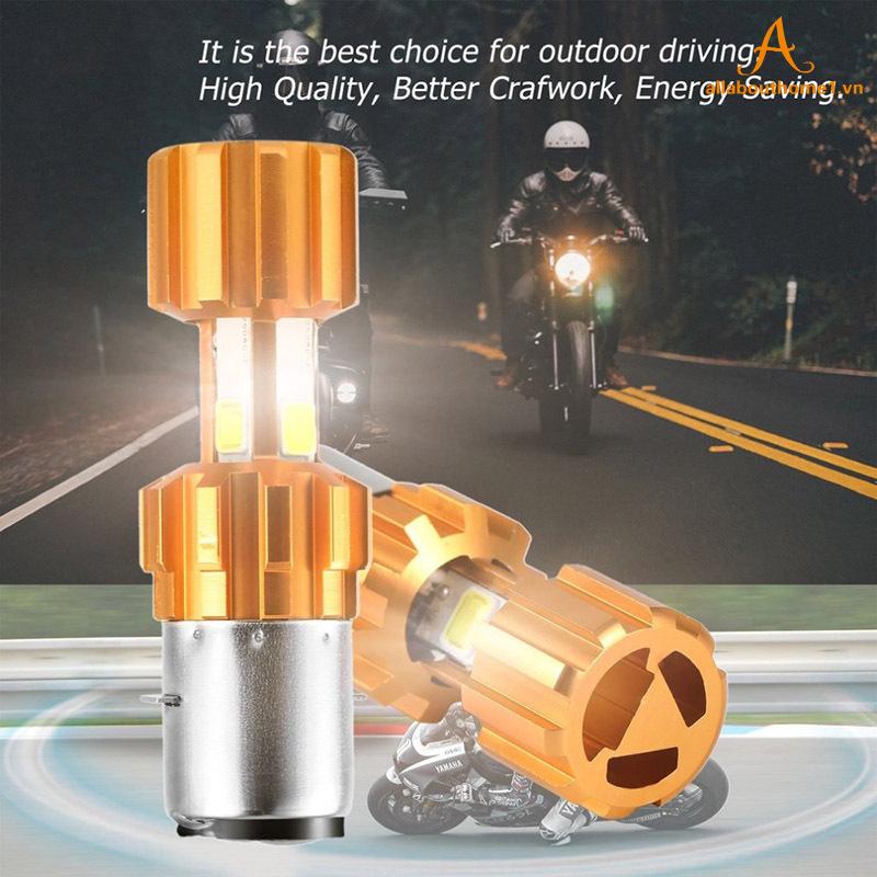 Đèn pha xe máy , điện , bóng LED siêu sáng , quang thông 1200LM
