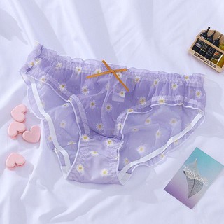 combo 10 quan lót ren hoa cúc tơ lụa