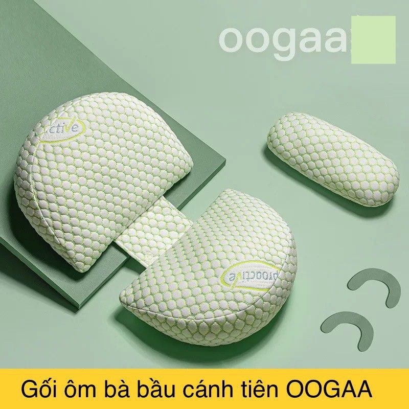 ( HOT NEW )Gối ôm bà bầu cánh tiên cao cấp Oogga nâng đỡ bụng, giảm đau lunng cho mẹ bầu.