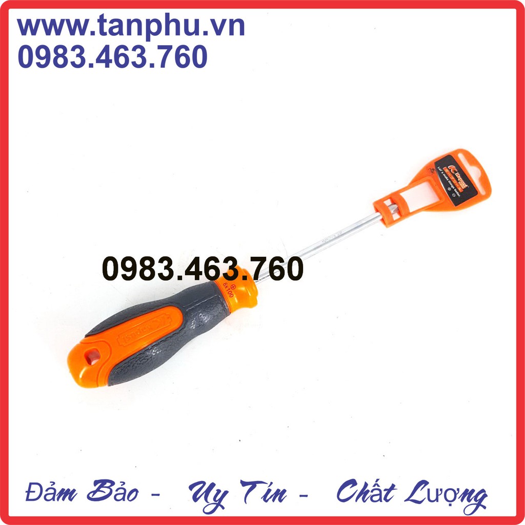 TUA VÍT KAPUSI 1  ĐẦU 6* 200MM  TAY CẦM ĐEN + CAM CAO CẤP