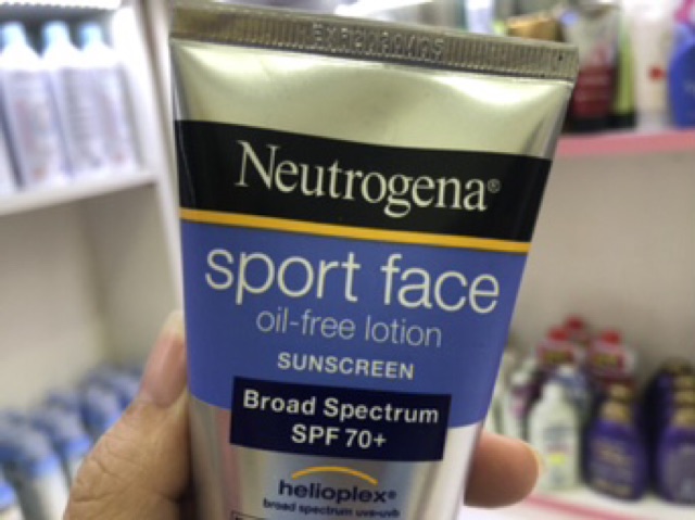 neutrogena sport face oil oilGiảm giá kem chống nắng Neutrogena sport dành cho người chơi thể thao