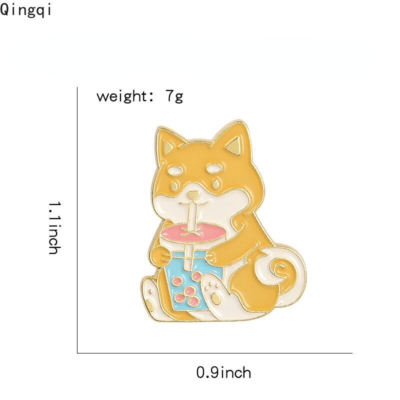 Ghim cài áo Miss Zoe hình chú chó corgi đáng yêu