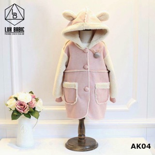 Áo khoác thỏ cho bé gái