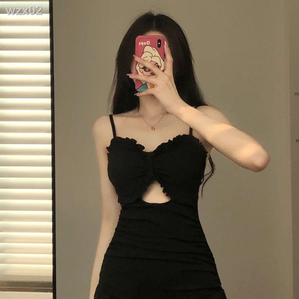 Phụ nữ Áo tắm Màu đen Che Bụng Mỏng Gầy Gợi Cảm Dây Rỗng Một Mảnh Bảo Thủ Boxer Wave Ren Sinh Viên < | BigBuy360 - bigbuy360.vn