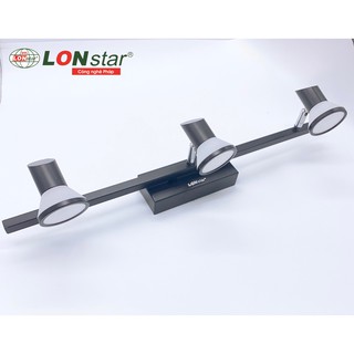 Đèn soi tranh , rọi gương 3 bóng LED ánh sáng vàng - ĐIỀU CHỈNH ĐƯỢC GÓC CHIẾU