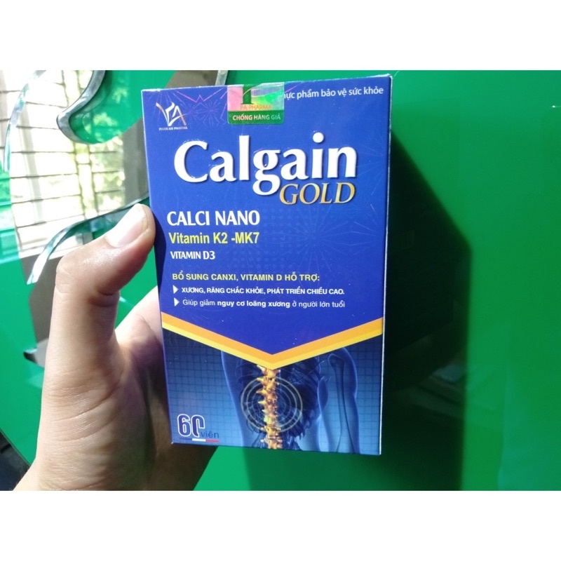 Calgain Gold- bổ sung Calci nano giúp xương chắc khoẻ