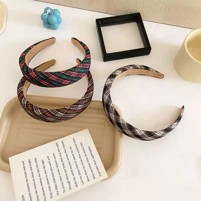 Băng đô cài tóc bằng bọt biển phong cách Hàn Quốc thời trang thu đông mới cho nữ