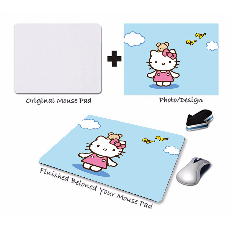 Miếng lót chuột chơi game chống trượt hình mèo Hello Kitty