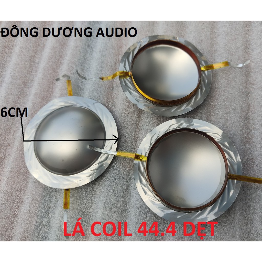LÁ COIL 44.4MM NHÔM DẸT  - MÀNG TITAN - GIÁ 10 CÁI