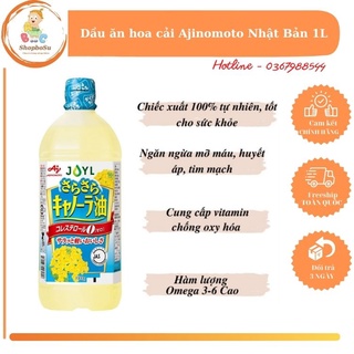 Dầu ăn hoa cải Ajnomoto Nhật Bản 1L