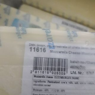 PHÔ MAI MOZZARELLA OLDENBURGER 2,5KG(CHỈ GIAO Ở TP.HCM)
