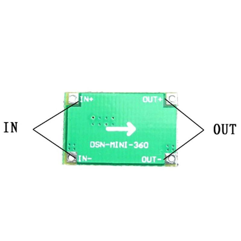 Mạch Hạ Áp Mini Dc-Dc Từ 5v-23v Sang 3.3v 6v 9v 12v Tiện Dụng