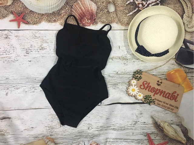 Bikini 1 mảnh đơn giản tôn dáng