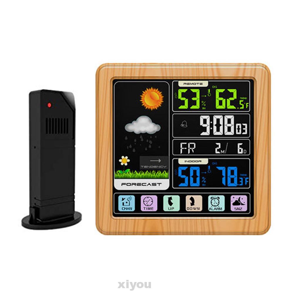 TS 3310 HD Touch Screen Humidity Outdoor Temperature Sensor USB Charging Wireless Weather Station