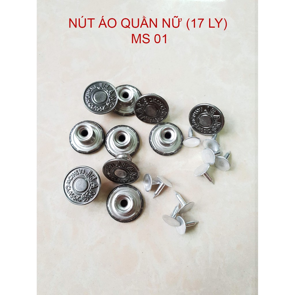 Nút đóng áo quần nam nữ Chollima