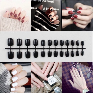 Set of 24 Pretty Candy Colors False Nails