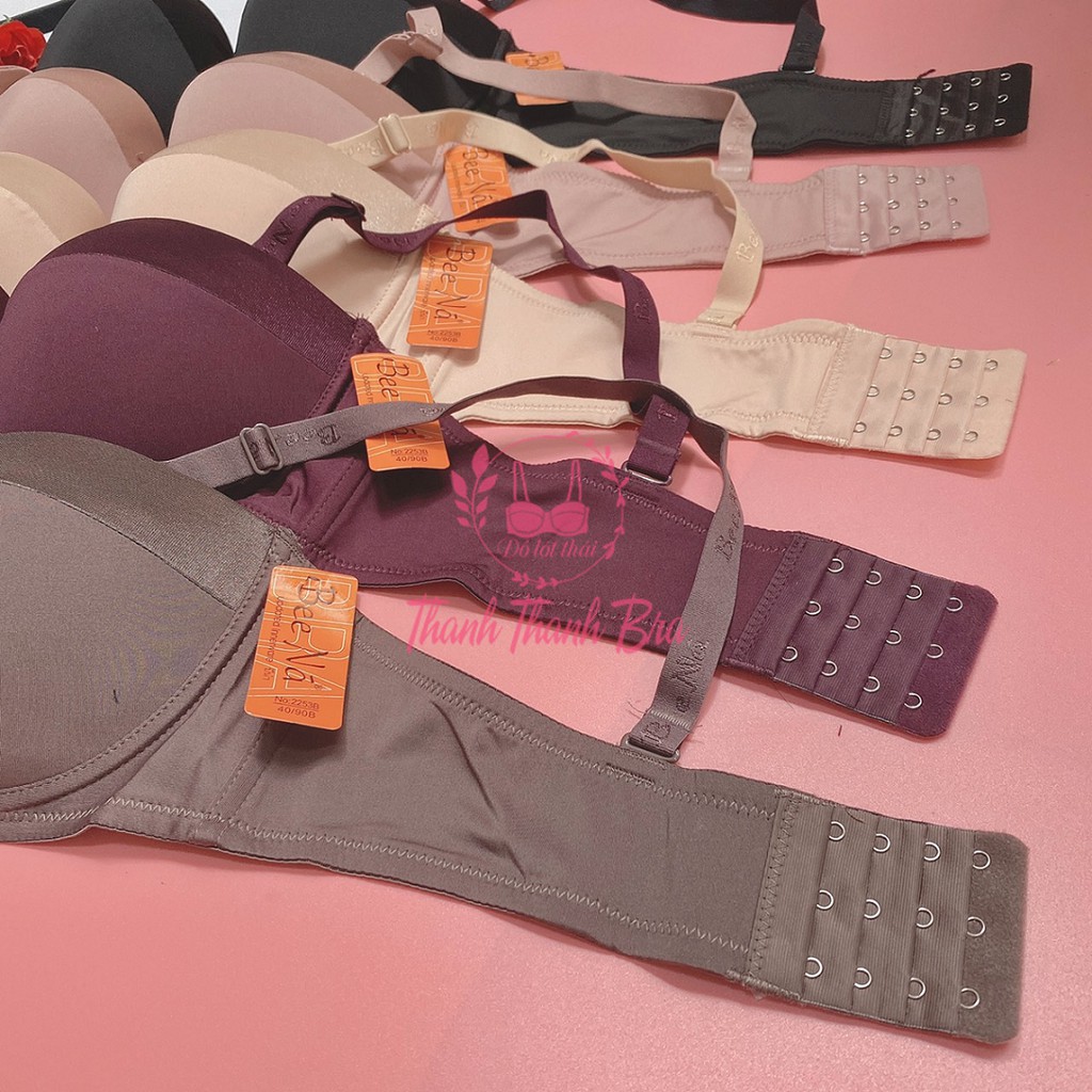 Áo lót nữ, áo ngực cup ngang Thái Lan BeeNa 2253 vải thông hơi có gọng quả cup B, C size 34 đến 44 | BigBuy360 - bigbuy360.vn