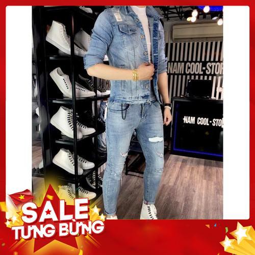 Áo khoác jean nam-30 cao cấp -Hàng nhập khẩu
