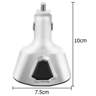 Củ sạc tích hợp bật lửa cho xe hơi 3.1A 2 cổng USB