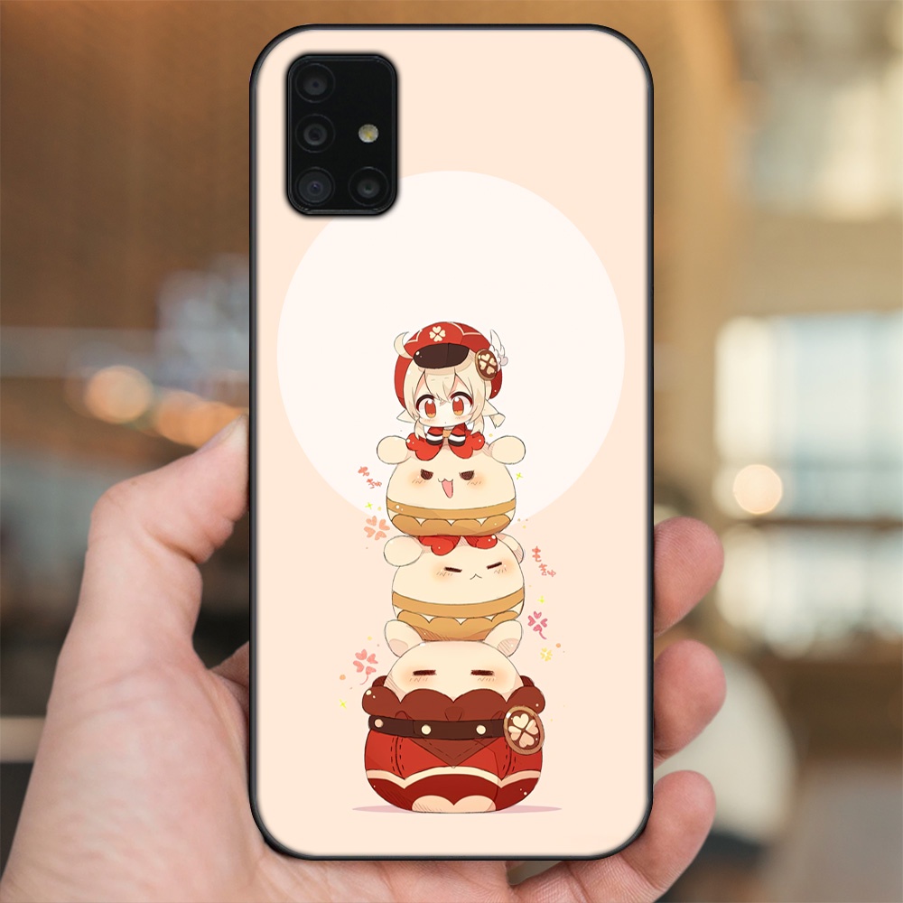 Ốp lưng Samsung A51, A71 viền đen in hình Klee Genshin Impact
