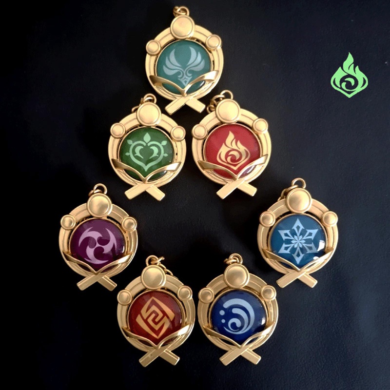 Móc Khóa Nhựa Acrylic Có Thể Tầm Nhìn Phát Sáng Hình Nhân Vật Trong Game Genshin Impact