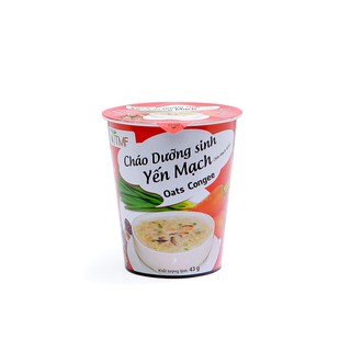 Cháo Dưỡng Sinh Yến Mạch Oats Congee  Loại Ly 43G