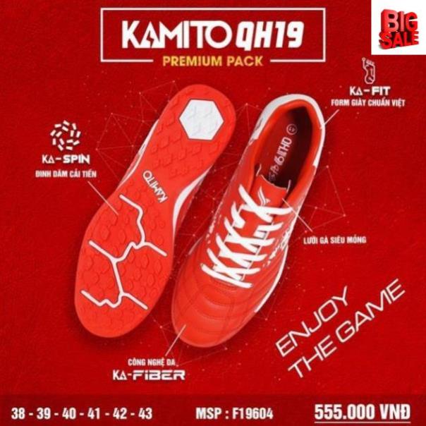𝐓Ế𝐓🌺 NEW CH Giày đá bóng Kamito Quang Hải Premium Pack Giày đá banh cao cấp bảo hành 6 tháng Sút Mạnh new ˇ ⁵ # !