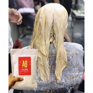 Bột Tẩy Collagen A8 không rát da đầu 500gram (giá sỉ tận gốc)