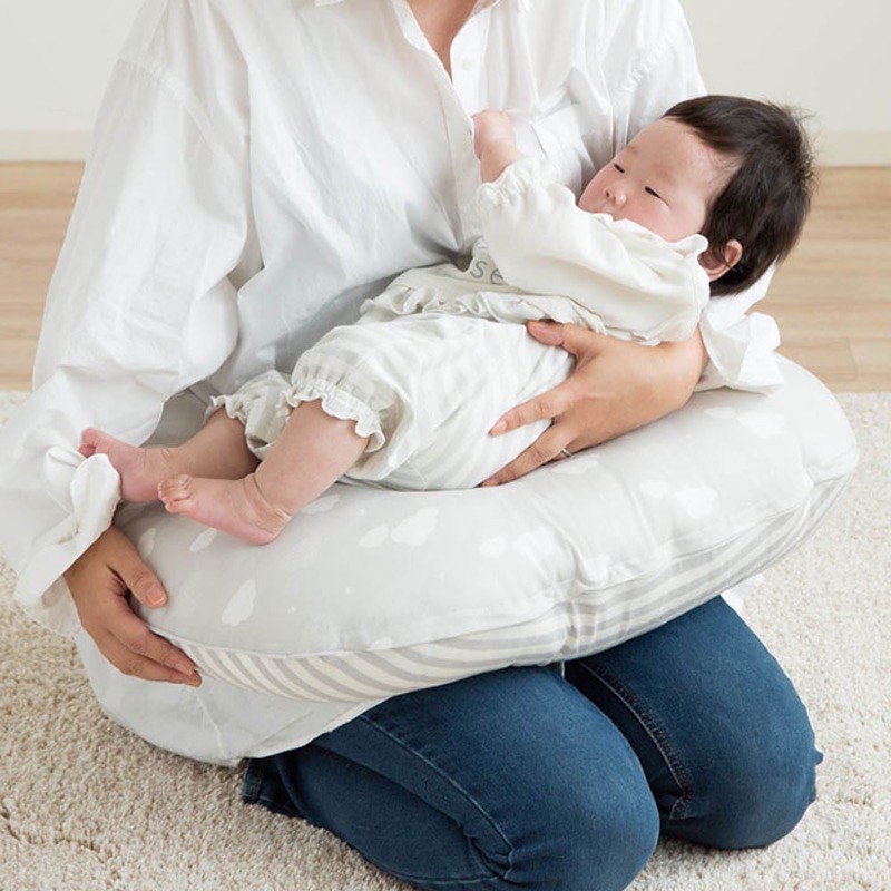 Đệm em bé sơ sinh- cho con bú chống trào ngược-Hàng cao cấp Nhật Bản