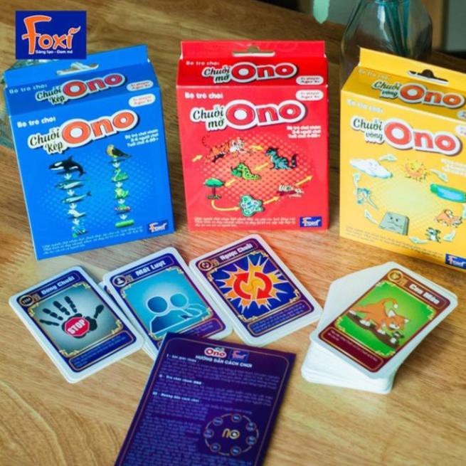 [KHÔNG HAY TRẢ TIỀN] Board game-Flashcard-Chuỗi Ono Foxi-đồ chơi trẻ em-thẻ thông minh-tư duy-vui nhộn-ghi nhớ logic.