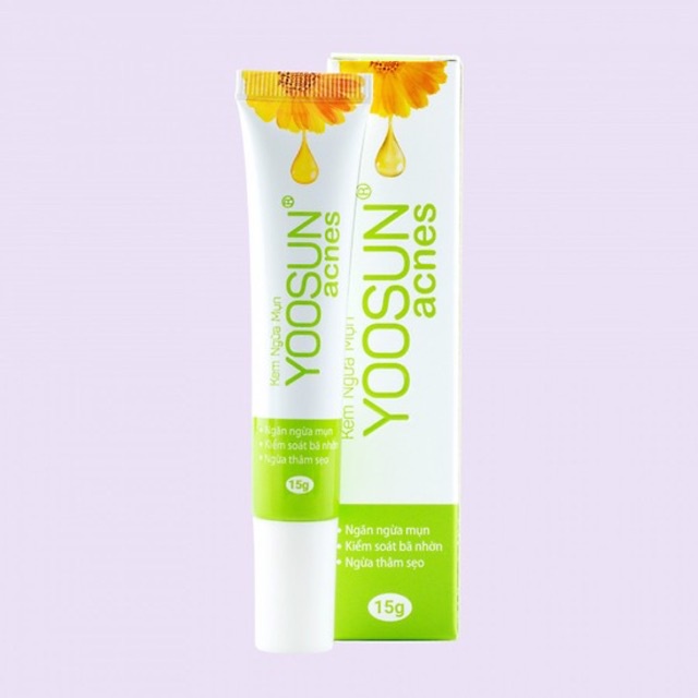 Combo Yoosun Rau má, Acnes, dịu mẩn ngứa, giảm mụn, giảm thâm sẹo do mụn