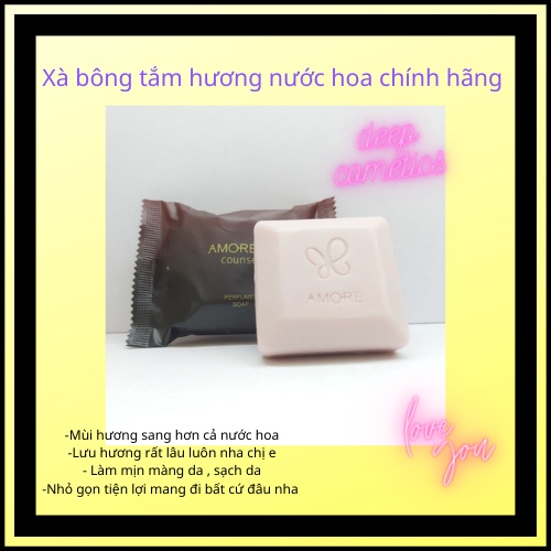 Xà Phòng Tắm Hương Nước Hoa Amore Counselor Perfumed Soap , xà phòng hương nước hoa quyến rũ