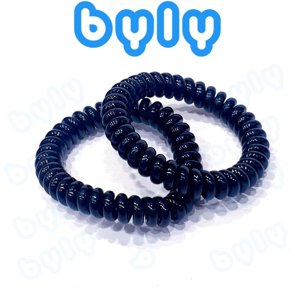 Cột tóc lò xo nhỏ đen - nhiều màu  - ByLy Store