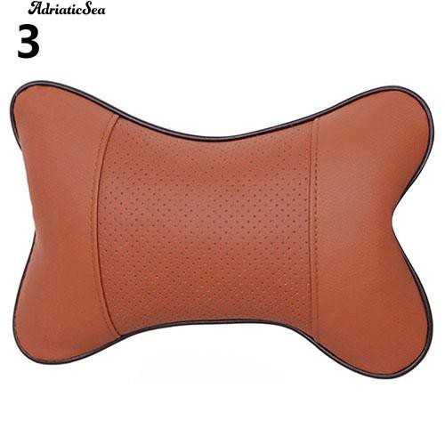 Gối cổ xe hơi giả da tiện lợi | BigBuy360 - bigbuy360.vn