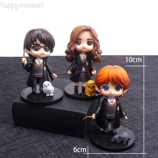 Set 3 Mô Hình Nhân Vật Phim Harry Potter Dễ Thương