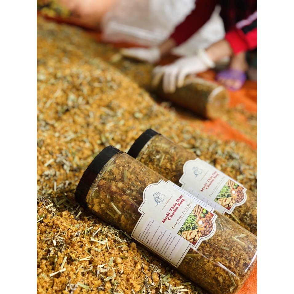 MUỐI THẢO DƯỢC CHƯỜM BỤNG GIẢM EO