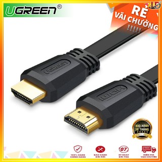 Cáp HDMI 2.0 dài 1,5m - 5m cao cấp UGREEN ED015 hỗ trợ 4k*2k, 3D Full HD1080 dạng dây dẹt