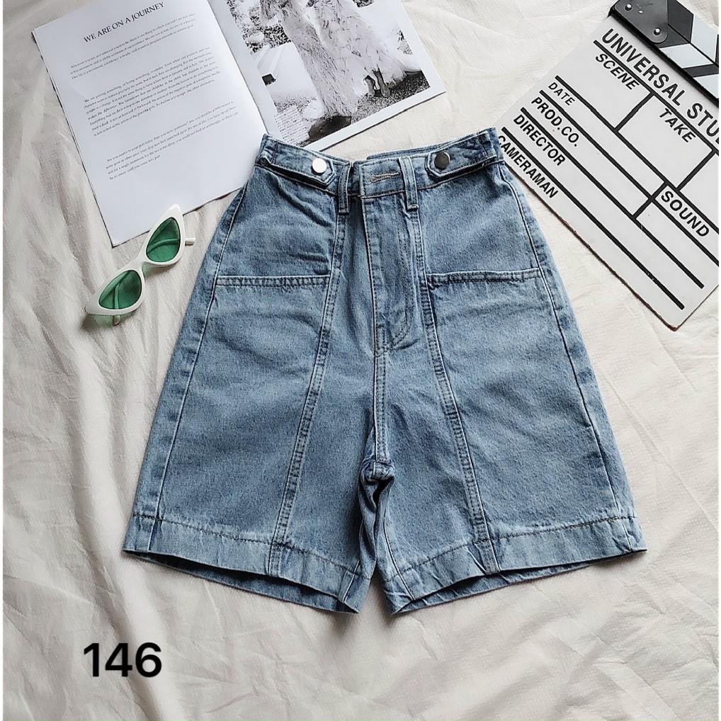 Quần short ngố jean nữ-Hàng VNXK