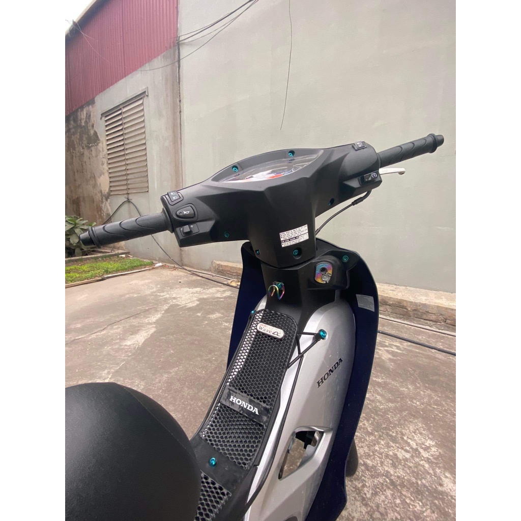 Ốc titan Gr5 xịn hàng chính hãng lắp baga xe wave 50cc 100cc 110cc 2006 - 2022 shop cuongtoshiro