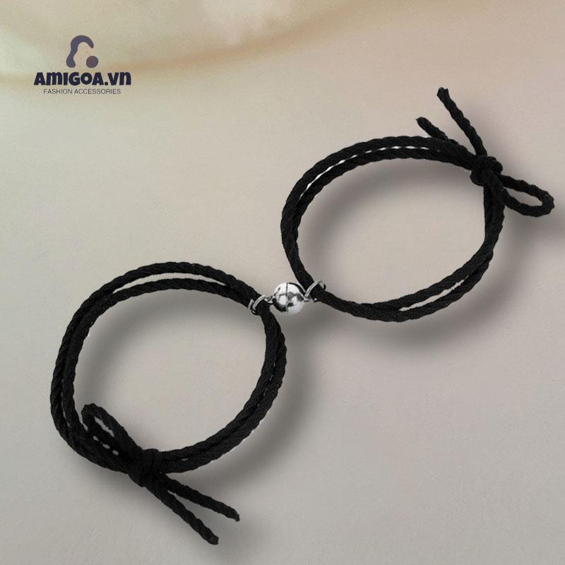 Vòng Tay Dây Cao Su Hít Nam Châm Dành Cho Cặp Đôi