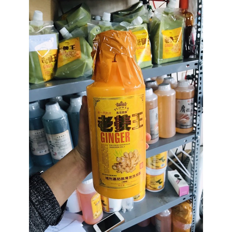 Dầu gội gừng cao cấp, siêu tiết kiệm 1000ml giúp lưu thông khí huyết