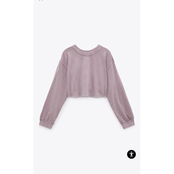 Áo thun dài tay croptop zr