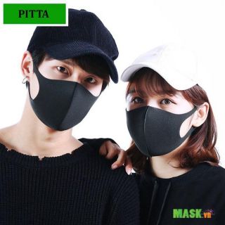 SET 3 CÁI, Khẩu trang Pitta Mask MÀU ĐEN
