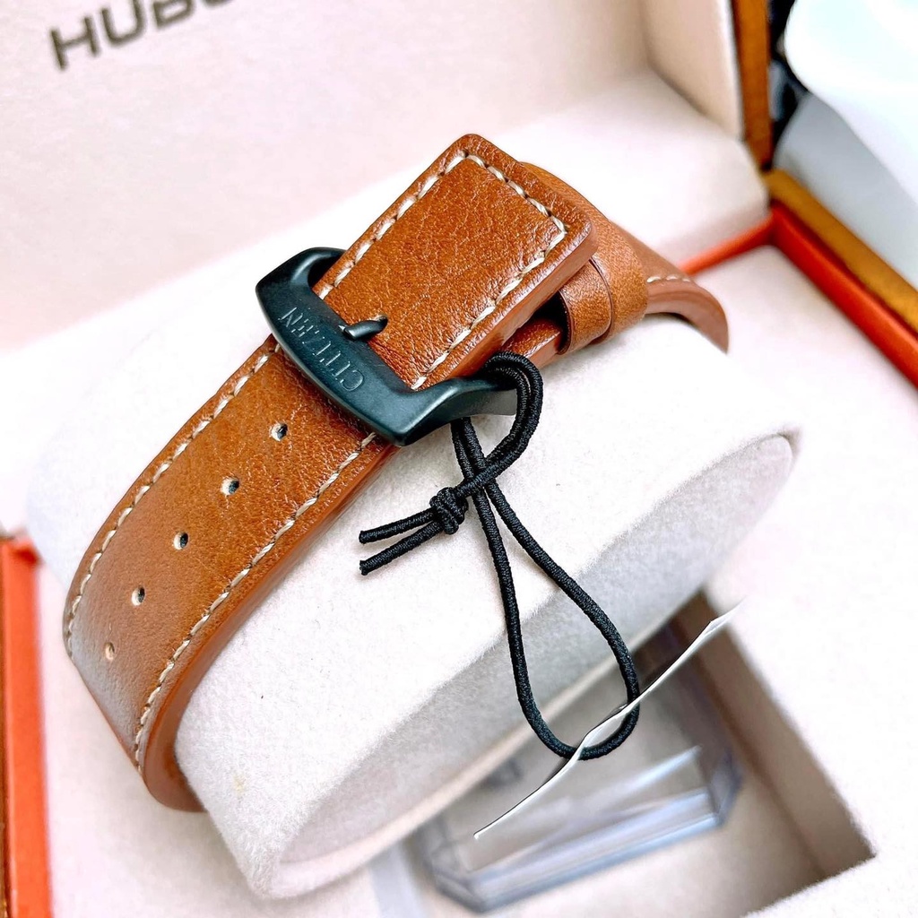 Đồng hồ nam Citizen BM8475-26E, kính cứng, máy ecodrive, 42mm dây da